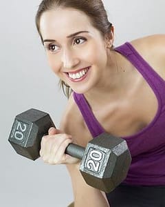 woman doing exercise 