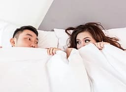 sleeping couple
