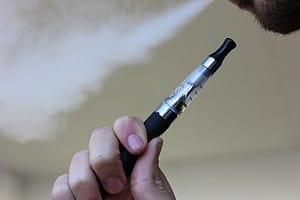 man vaping 